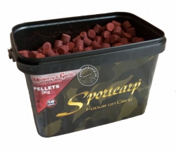 Sportcarp pelety moruše česnek 18mm 3kg( Mulberry Garlic)