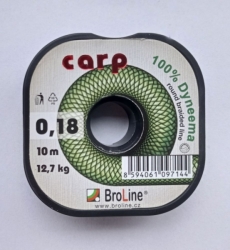 Broline Carp Dyneema zelená 10 m 0,12-0,28 mm