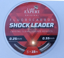 Carp expert ujímaný fluorocarbon šokový 0,25-0,55 mm