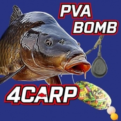 4Carp Plněné pva fluoro pelety  6 mm