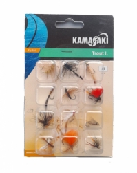 Kamasaki set mušek Trout 1